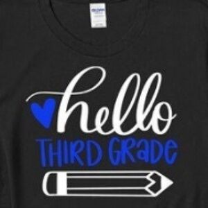 3rd Grade Back To School Tee